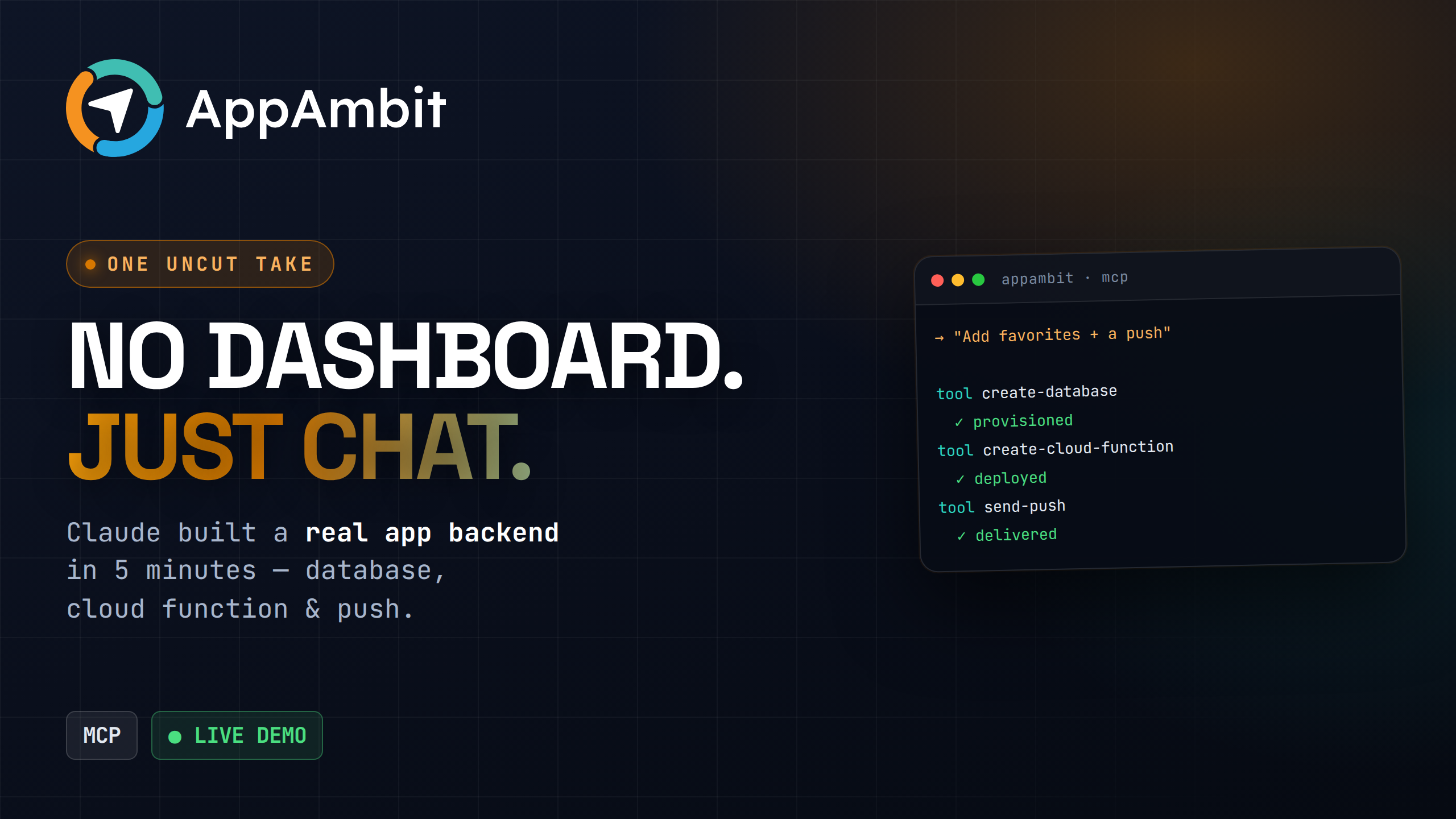 Build Your Entire App Backend by Chat with the AppAmbit MCP